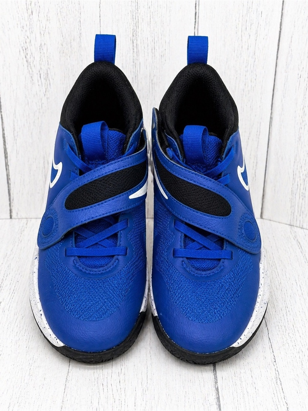 Nike Team Hustle D 11 Big Kids Basketball Blue White Athletic Sneakers Sz 4 Y - Picture 8 of 9